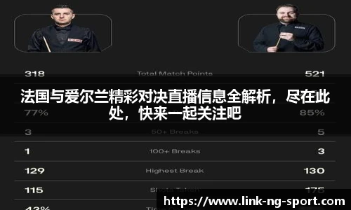 法国与爱尔兰精彩对决直播信息全解析，尽在此处，快来一起关注吧